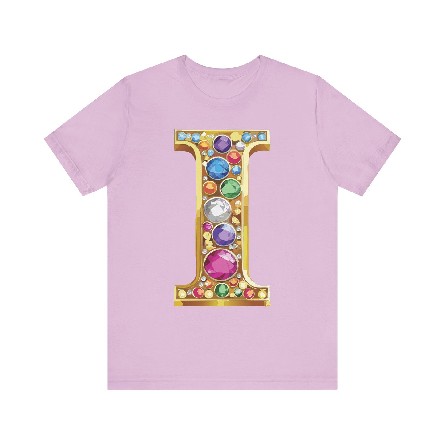 Letter Shirt, Shirt with Letters, Tee Shirt with Gold Letter, Shirt with Antique Letters