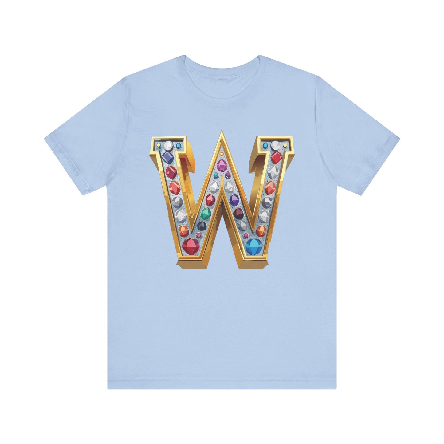 Letter Shirt, Shirt with Letters, Tee Shirt with Gold Letter, Shirt with Antique Letters