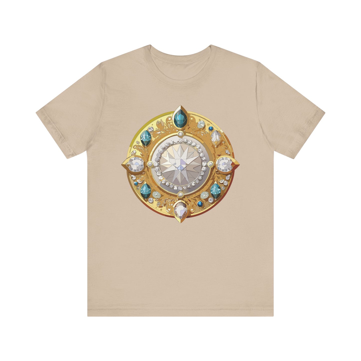 Medallion Shirt, Shirt with Medallion, Tee Shirt with Medal
