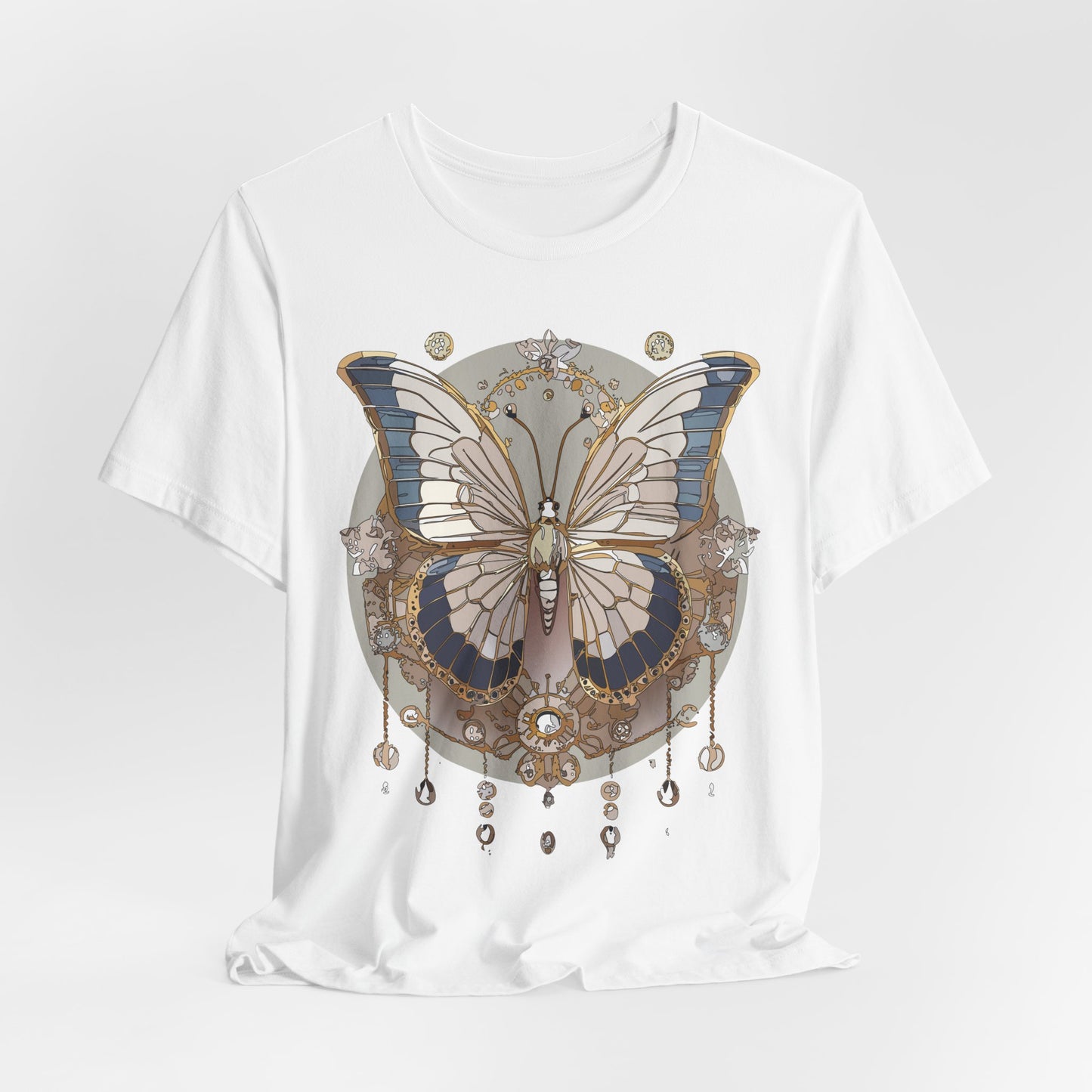 Butterfly Shirt, Shirt with Butterfly, Tee Shirt with Antique Butterfly