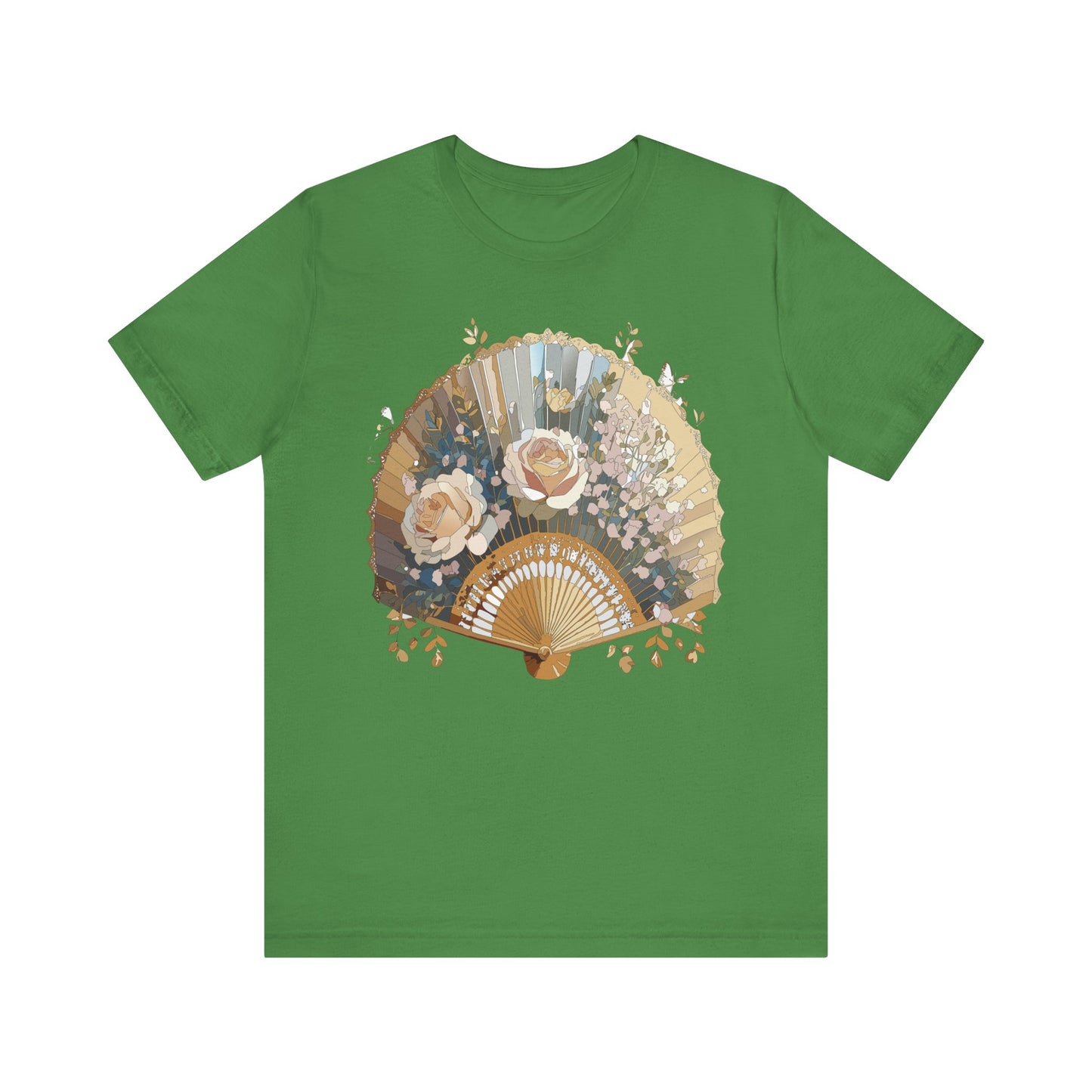 Fan shirt, Shirt with Fan, Tee Shirt with Gold Blower