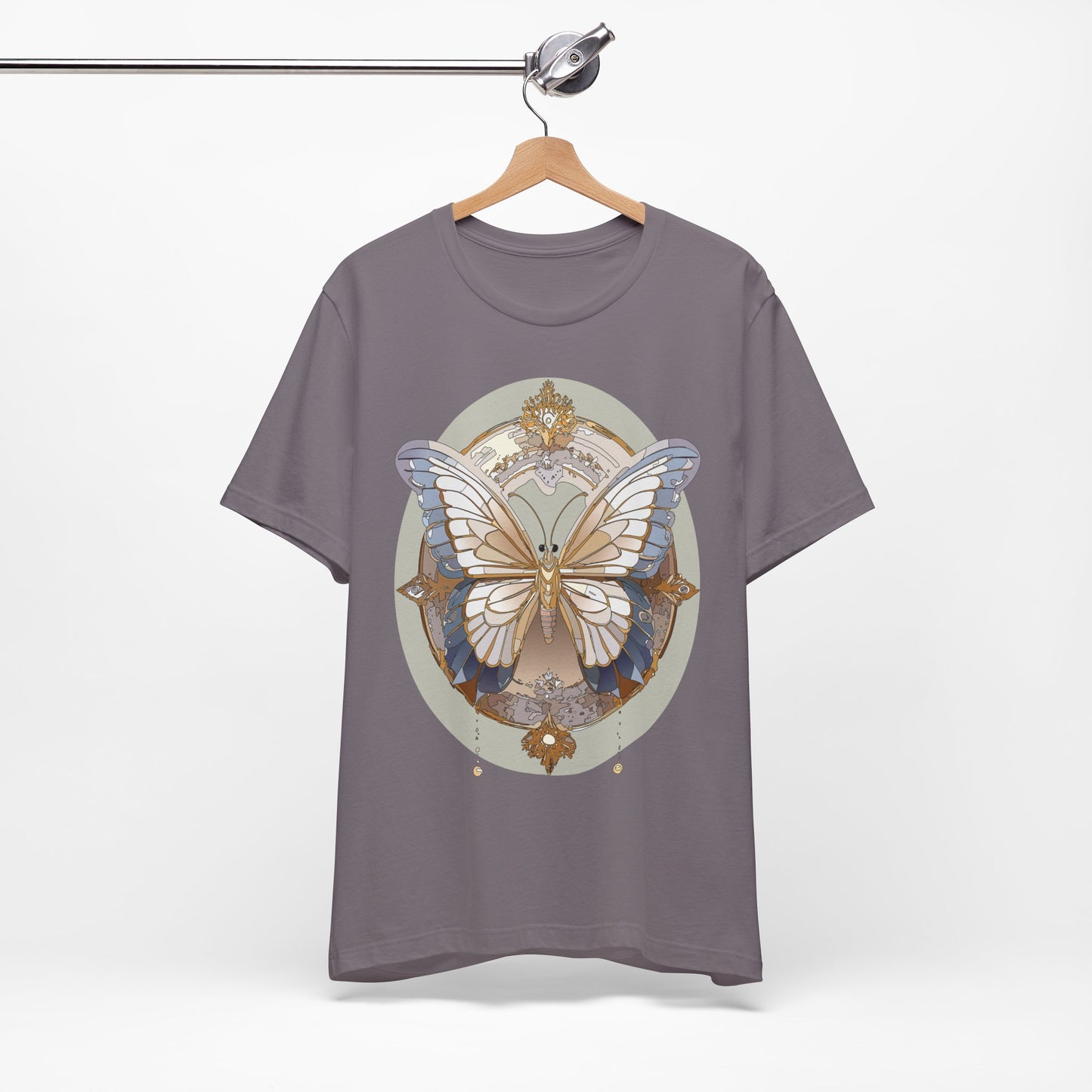 Butterfly Shirt, Shirt with Butterfly, Tee Shirt with Antique Butterfly
