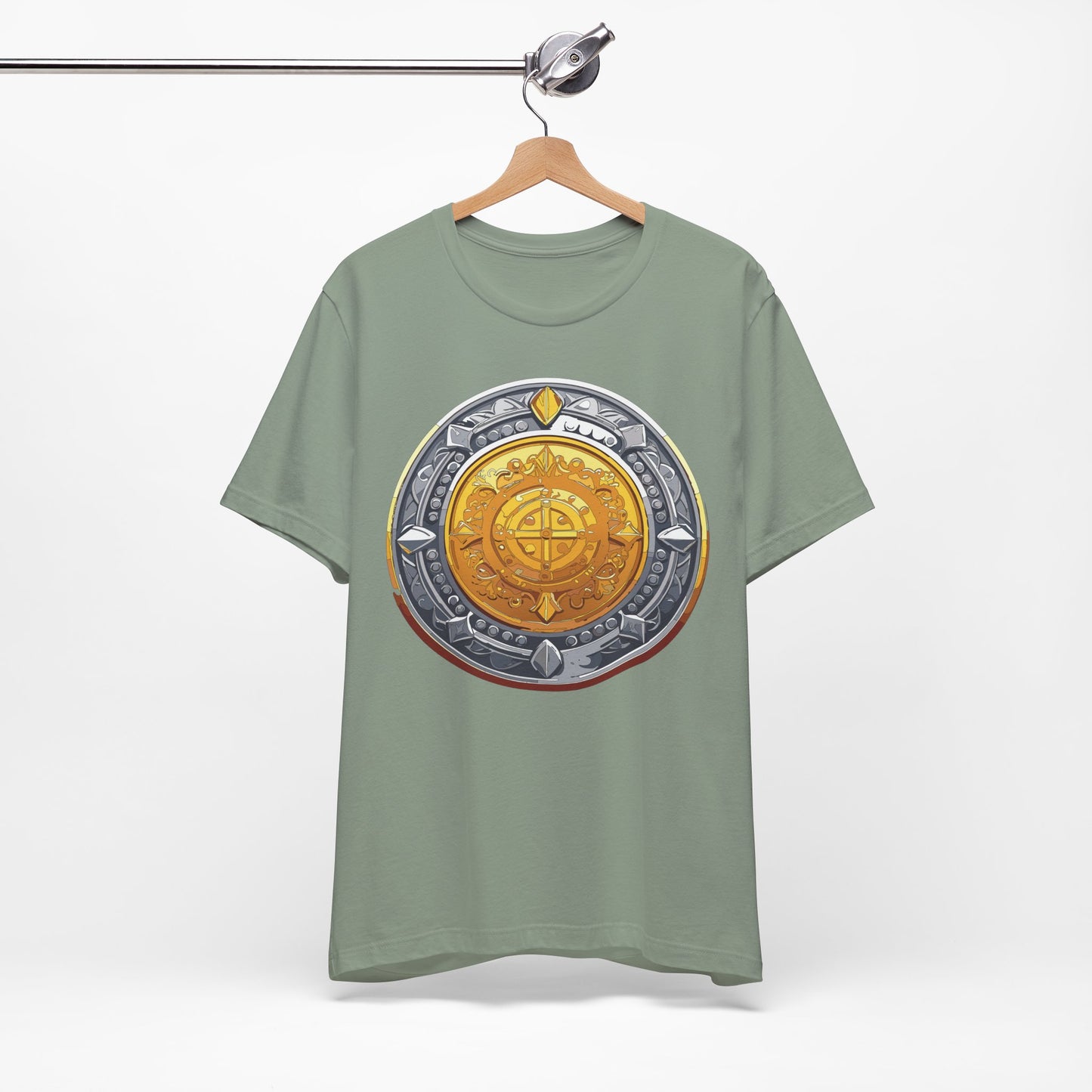 Coin Shirt, Shirt with Coin, Tee Shirt with Gold Coin, Shirt with Antique Coin