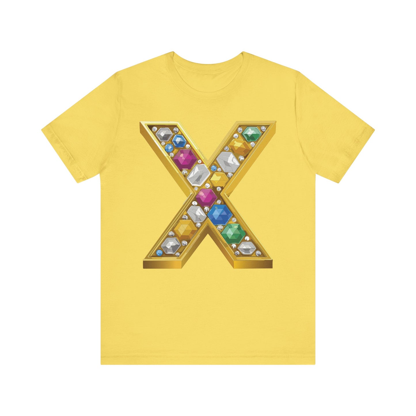 Letter Shirt, Shirt with Letters, Tee Shirt with Gold Letter, Shirt with Antique Letters
