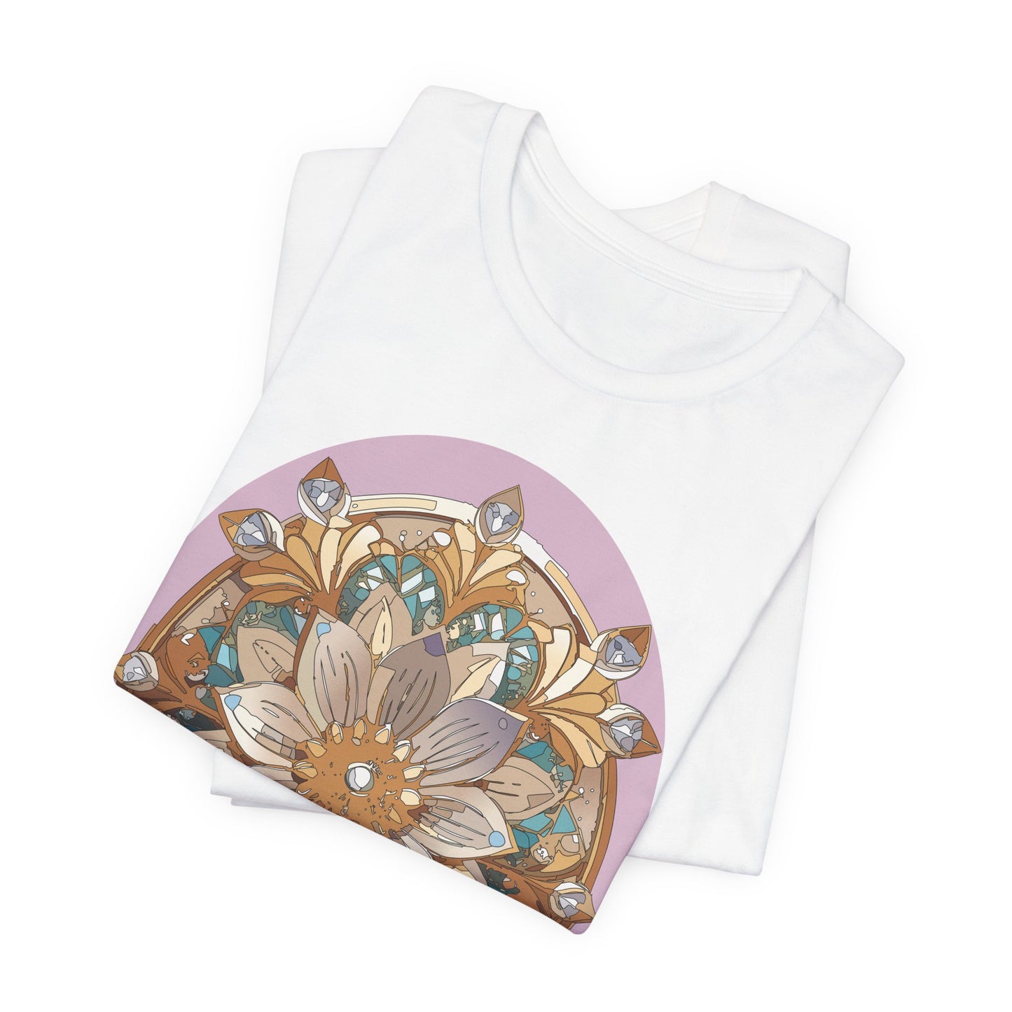 Floral Shirt, Flower Shirt, Tee Shirt with Antique Flower
