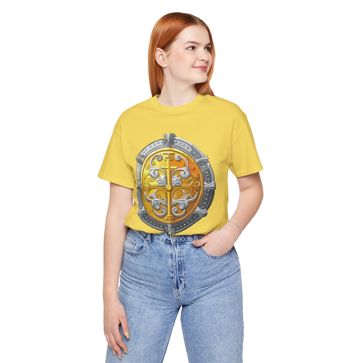 Coin Shirt, Shirt with Coin, Tee Shirt with Gold Coin, Shirt with Antique Coin
