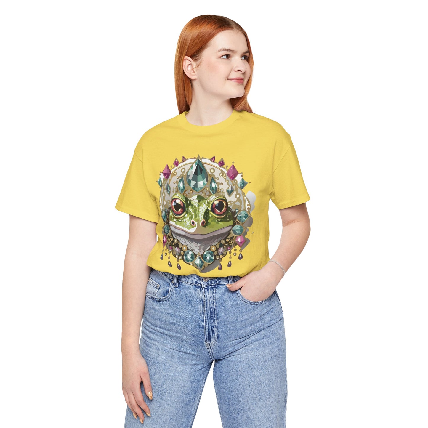 Animal Shirt, Shirt with Animal, Tee Shirt with Gold Animal Medal, Shirt with Antique Animal Medallion