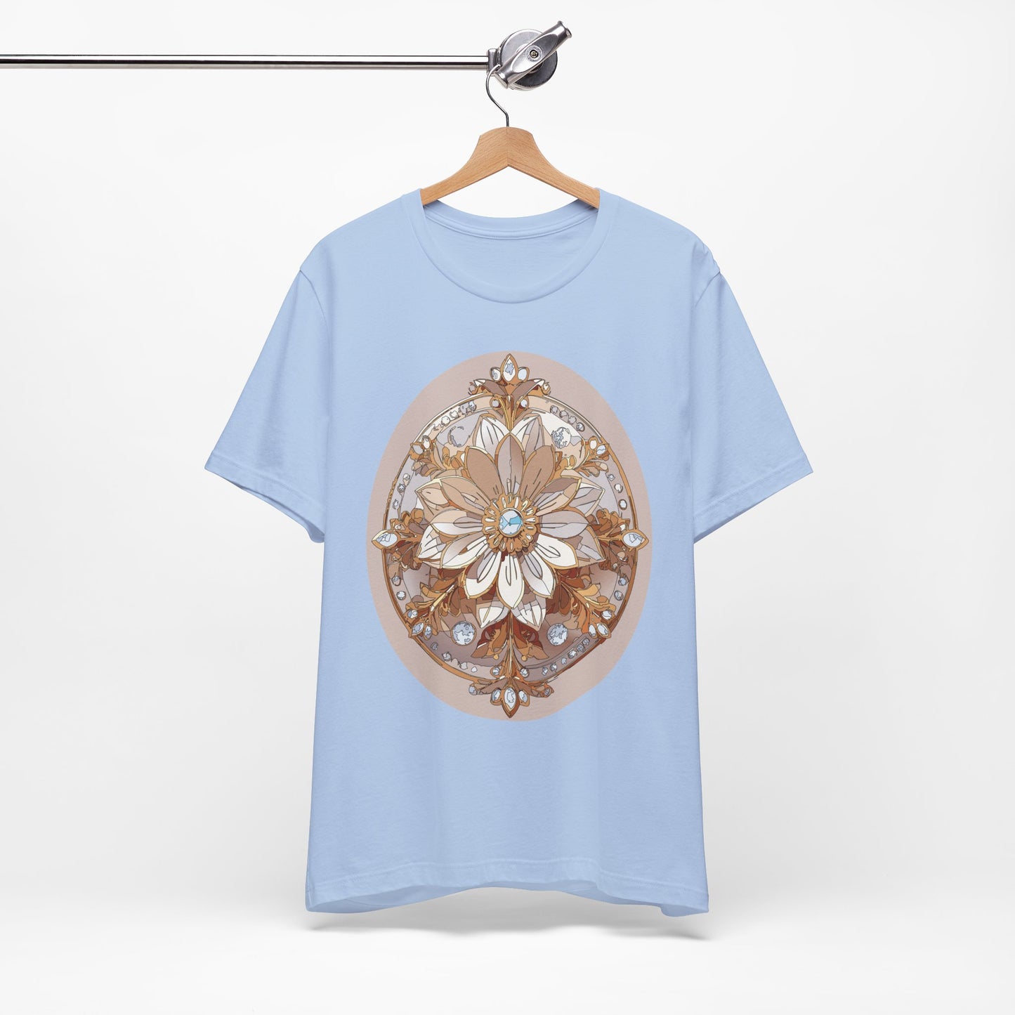 Floral Shirt, Flower Shirt, Tee Shirt with Antique Flower