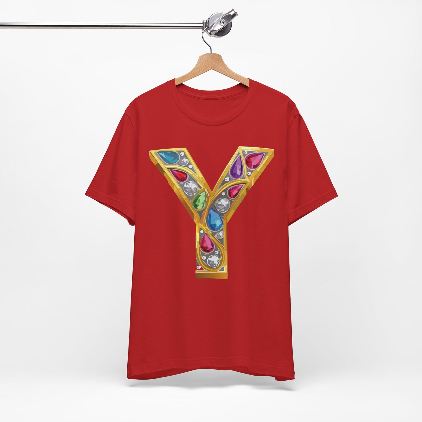 Letter Shirt, Shirt with Letters, Tee Shirt with Gold Letter, Shirt with Antique Letters