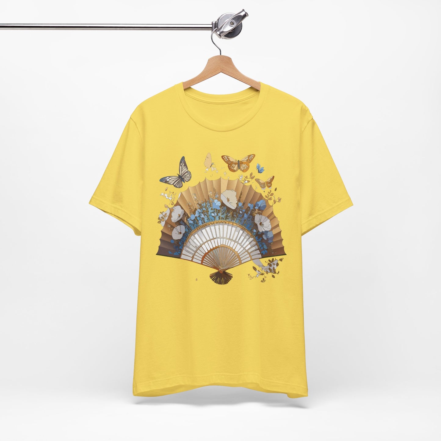 Fan shirt, Shirt with Fan, Tee Shirt with Gold Blower