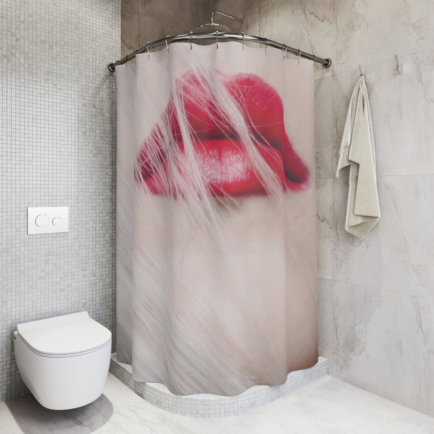 Woman Shower Curtain