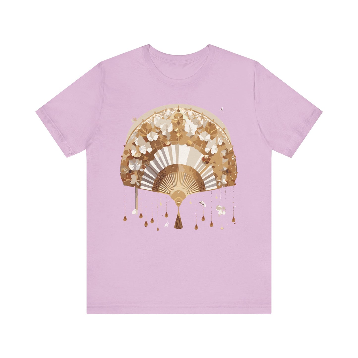 Fan shirt, Shirt with Fan, Tee Shirt with Gold Blower
