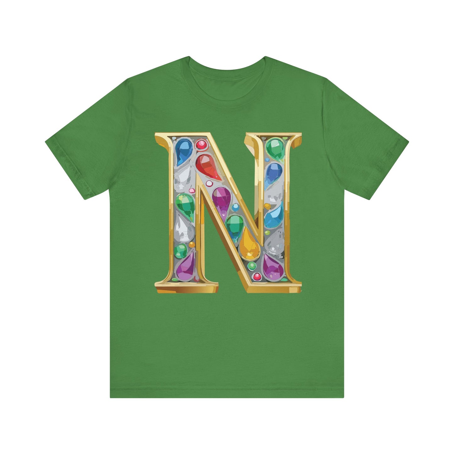 Letter Shirt, Shirt with Letters, Tee Shirt with Gold Letter, Shirt with Antique Letters
