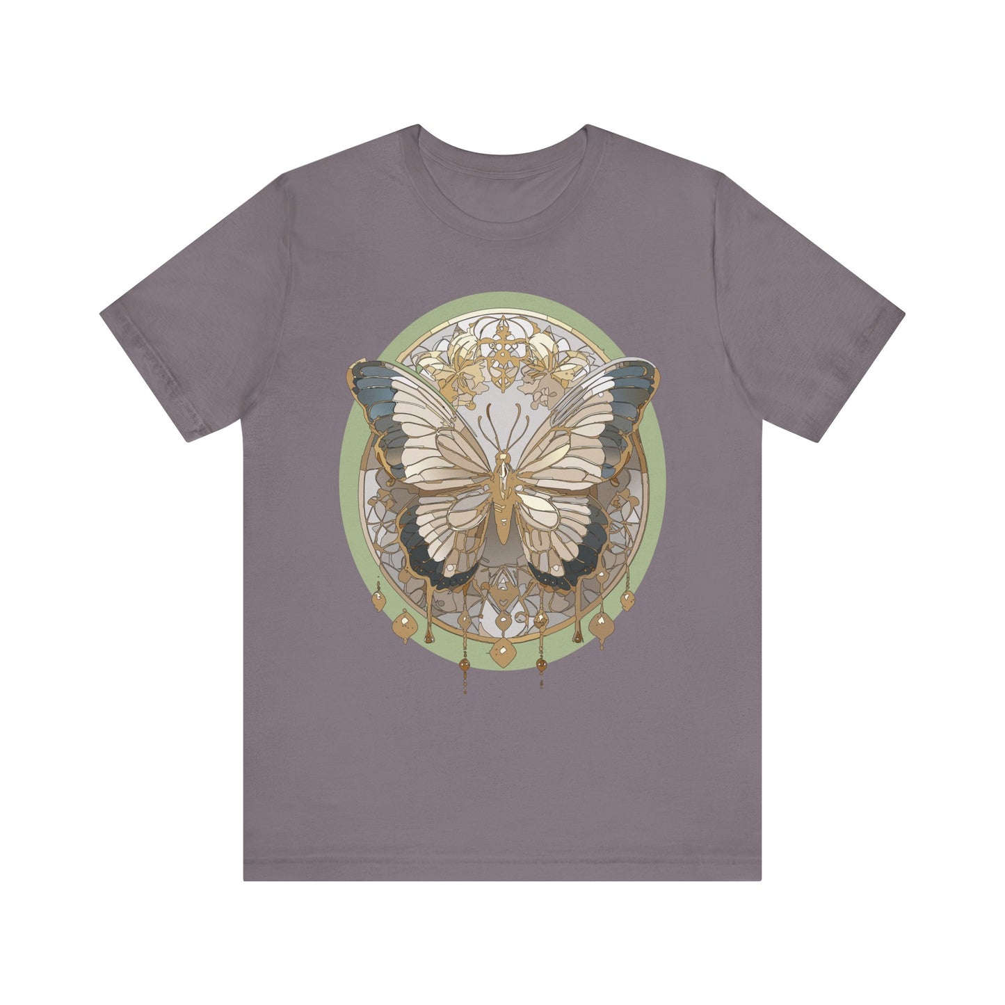 Butterfly Shirt, Shirt with Butterfly, Tee Shirt with Antique Butterfly