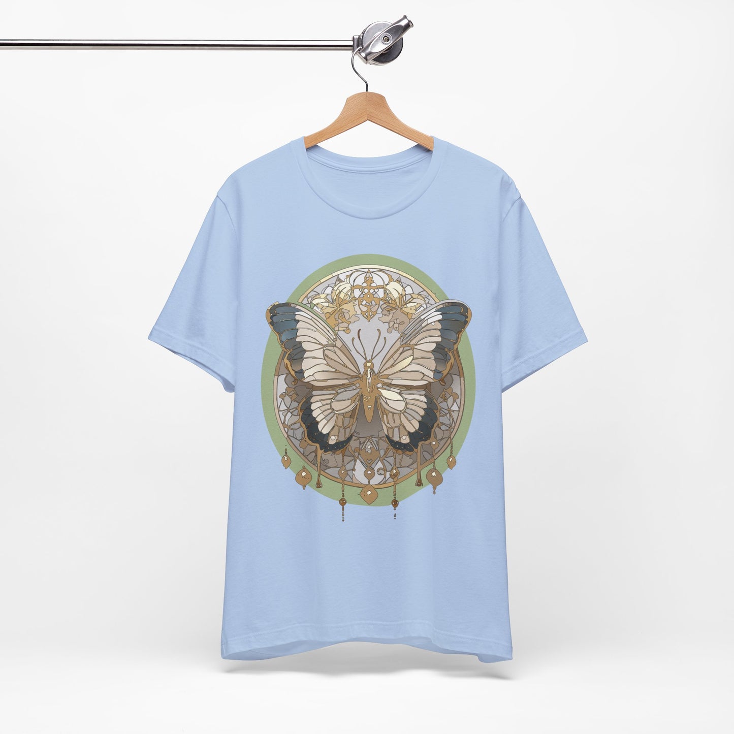 Butterfly Shirt, Shirt with Butterfly, Tee Shirt with Antique Butterfly