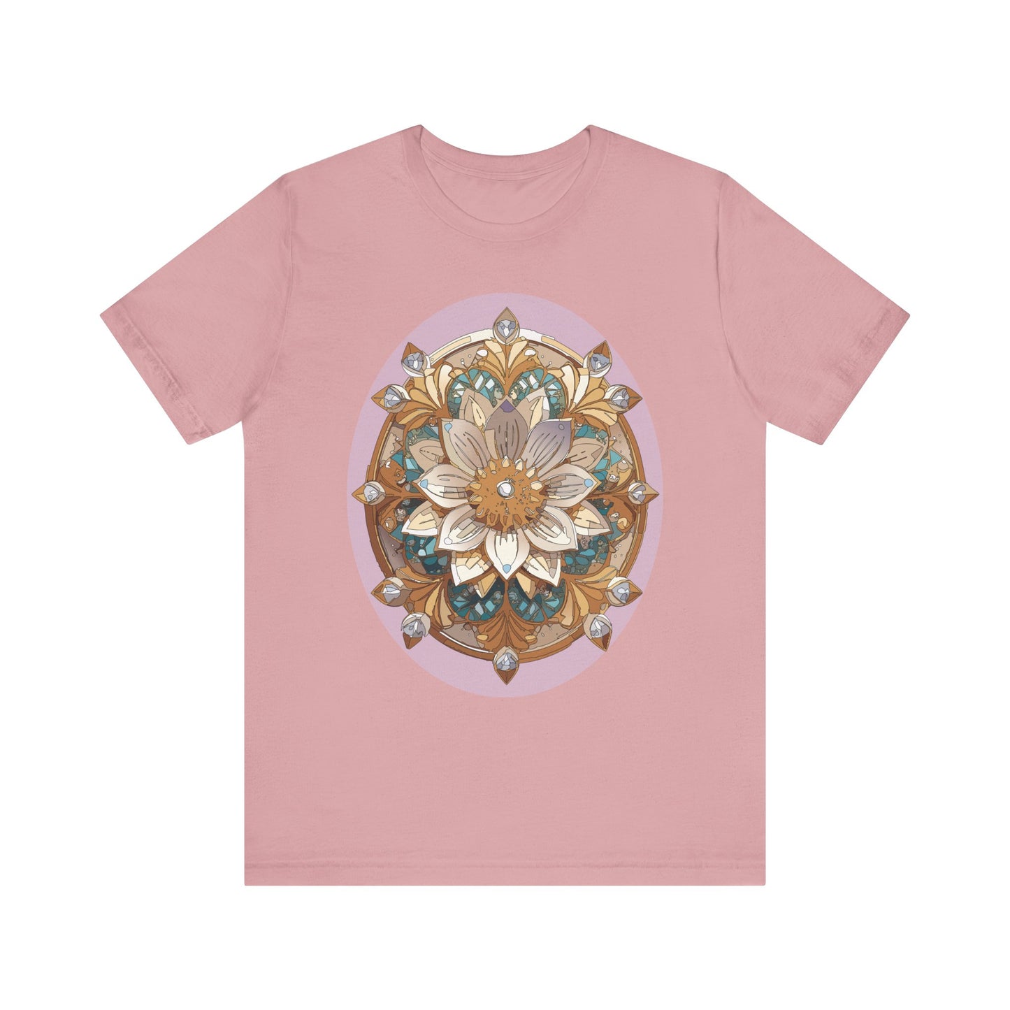 Floral Shirt, Flower Shirt, Tee Shirt with Antique Flower
