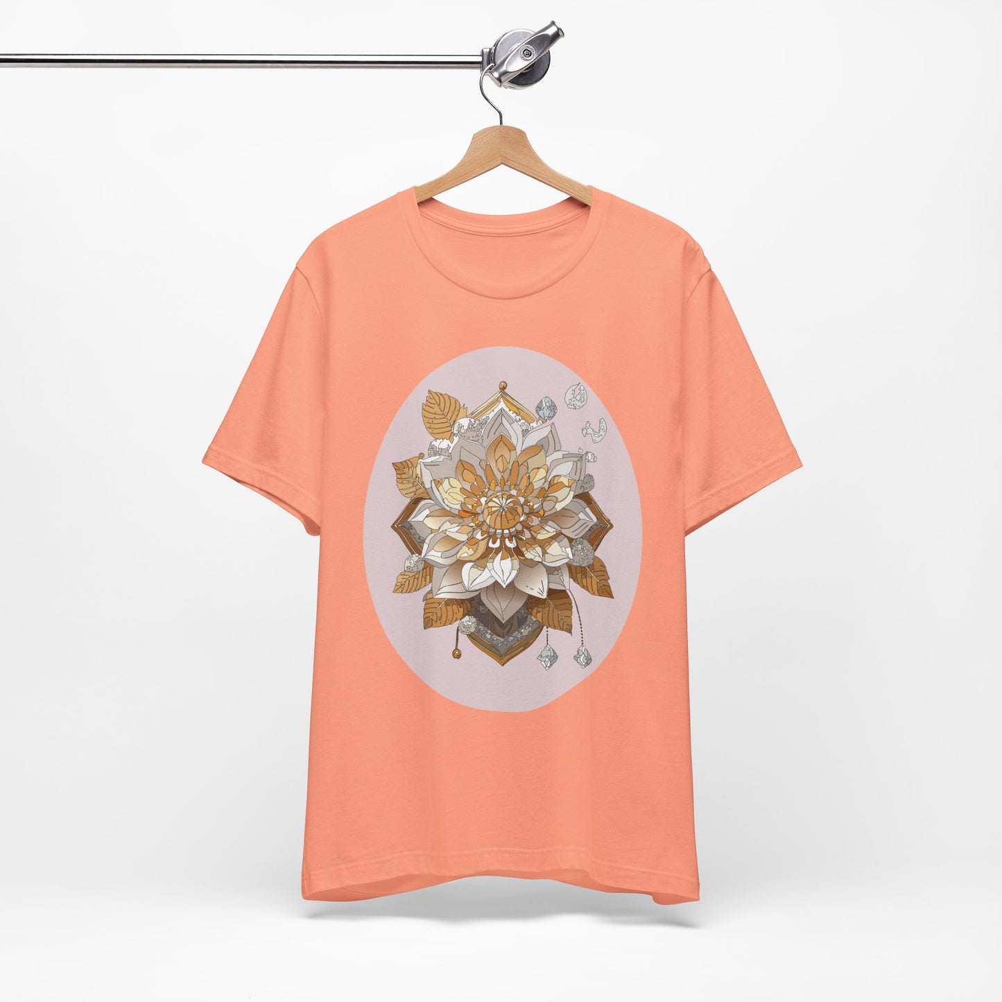 Floral Shirt, Flower Shirt, Tee Shirt with Antique Flower