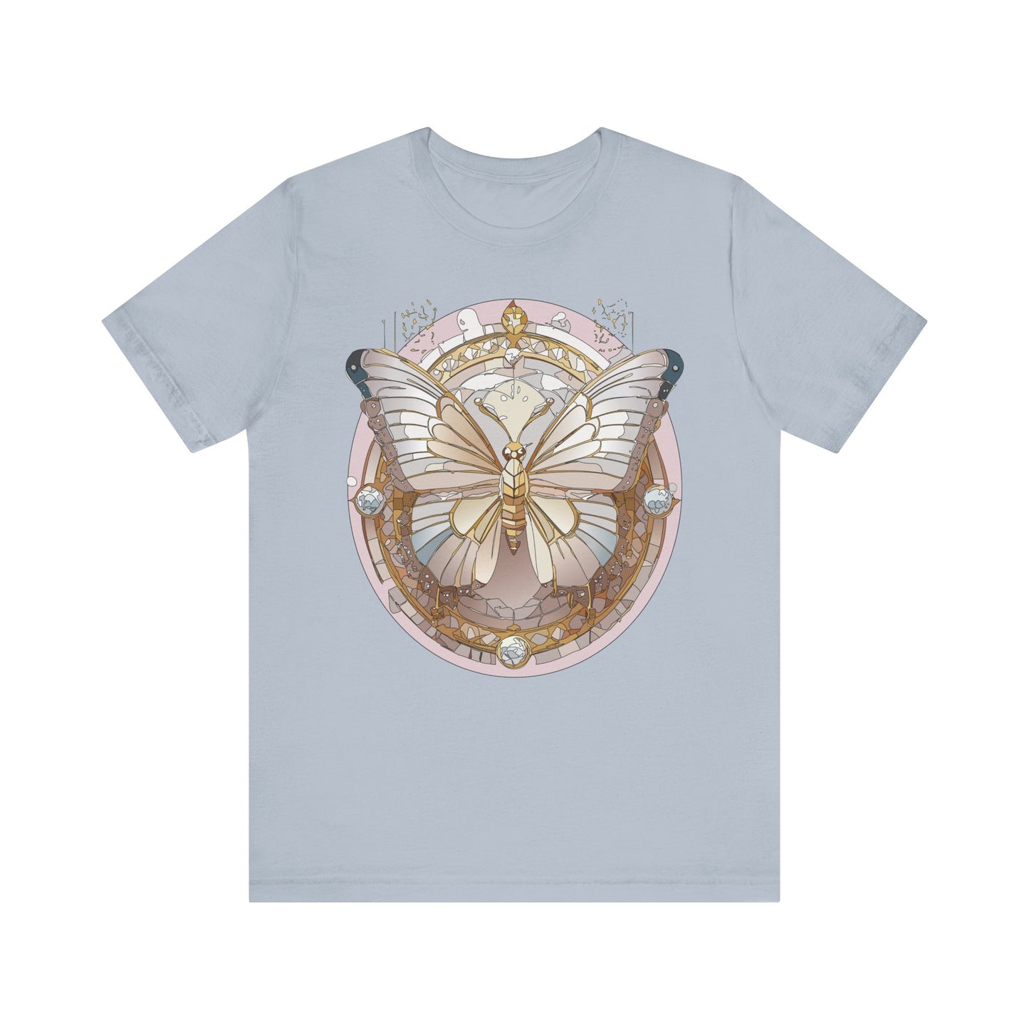Butterfly Shirt, Shirt with Butterfly, Tee Shirt with Antique Butterfly