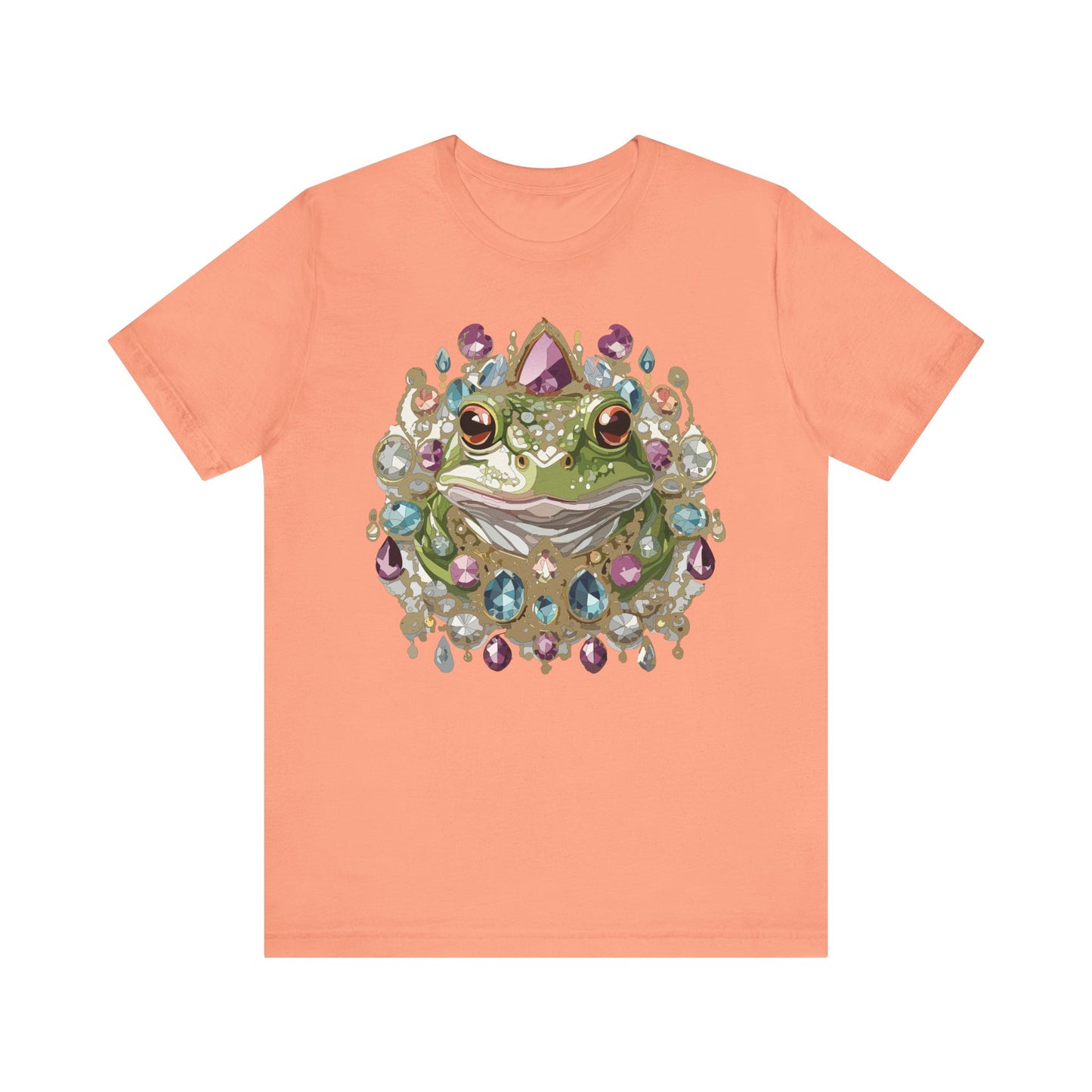 Animal Shirt, Shirt with Animal, Tee Shirt with Gold Animal Medal, Shirt with Antique Animal Medallion