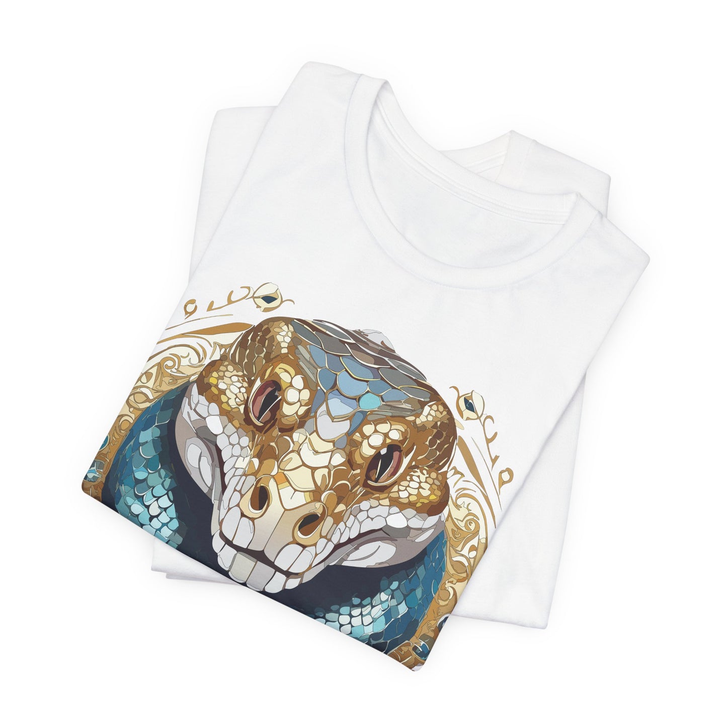 Animal Shirt, Shirt with Animal, Tee Shirt with Gold Animal Medal, Shirt with Antique Animal Medallion