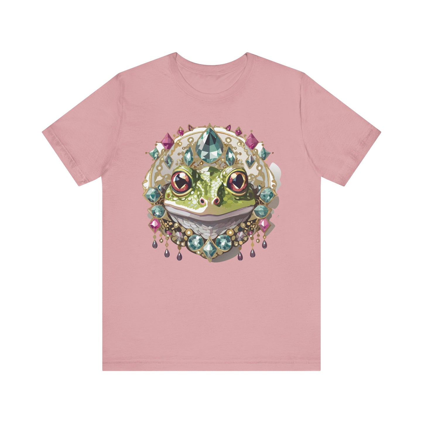 Animal Shirt, Shirt with Animal, Tee Shirt with Gold Animal Medal, Shirt with Antique Animal Medallion