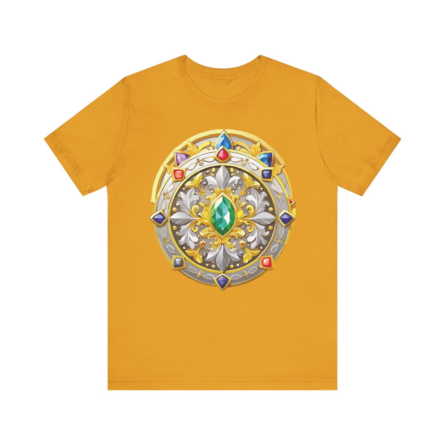Medallion Shirt, Shirt with Medallion, Tee Shirt with Medal