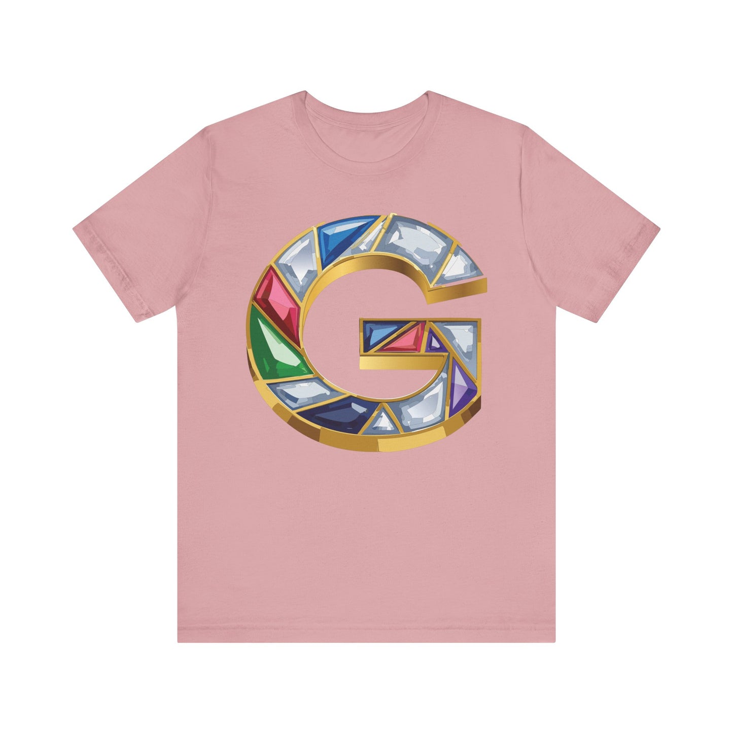 Letter Shirt, Shirt with Letters, Tee Shirt with Gold Letter, Shirt with Antique Letters