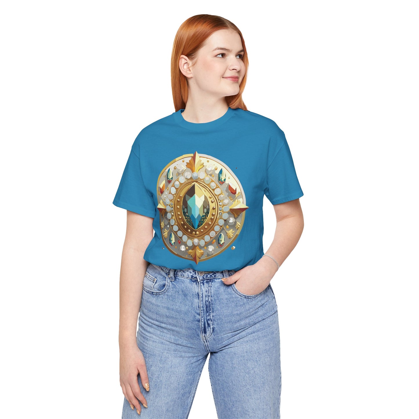 Medallion Shirt, Shirt with Medallion, Tee Shirt with Medal
