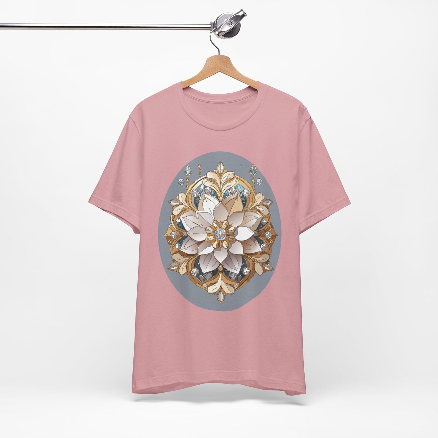 Floral Shirt, Flower Shirt, Tee Shirt with Antique Flower