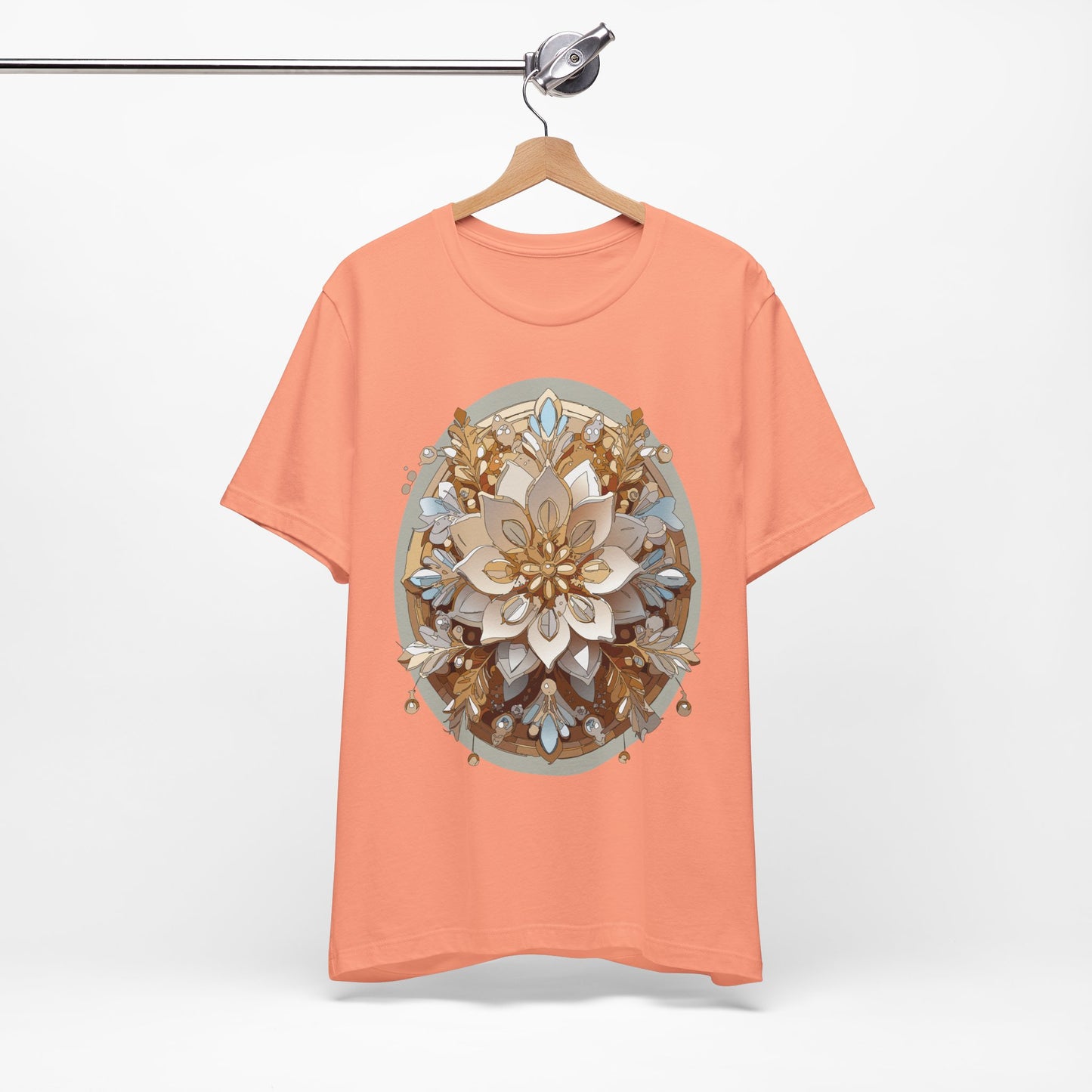Floral Shirt, Flower Shirt, Tee Shirt with Antique Flower