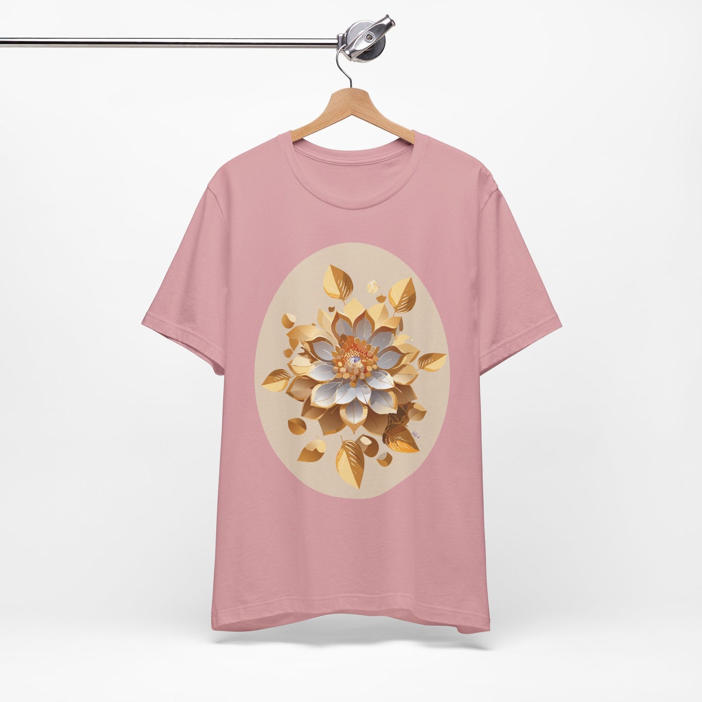 Floral Shirt, Flower Shirt, Tee Shirt with Antique Flower