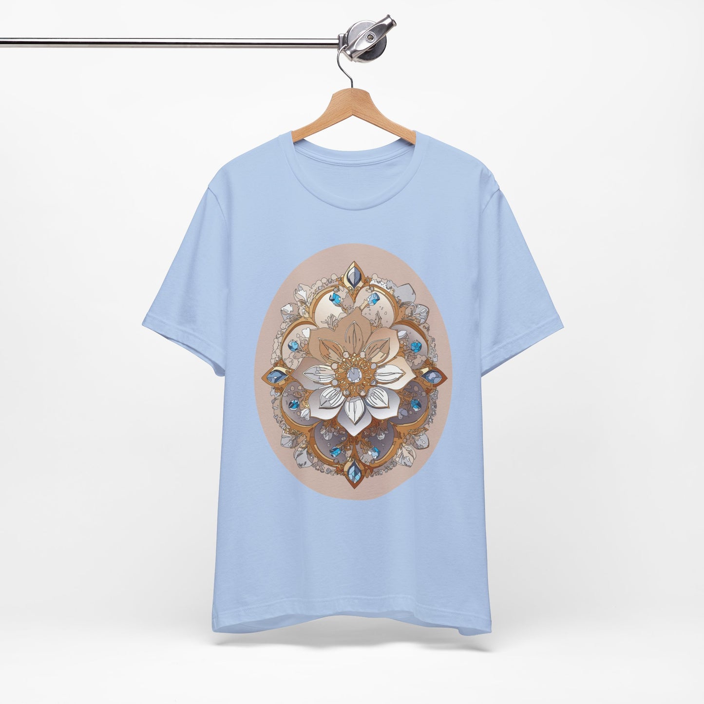 Floral Shirt, Flower Shirt, Tee Shirt with Antique Flower