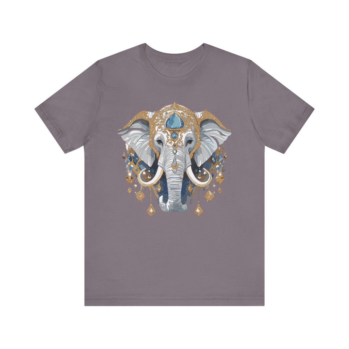 Animal Shirt, Shirt with Animal, Tee Shirt with Gold Animal Medal, Shirt with Antique Animal Medallion