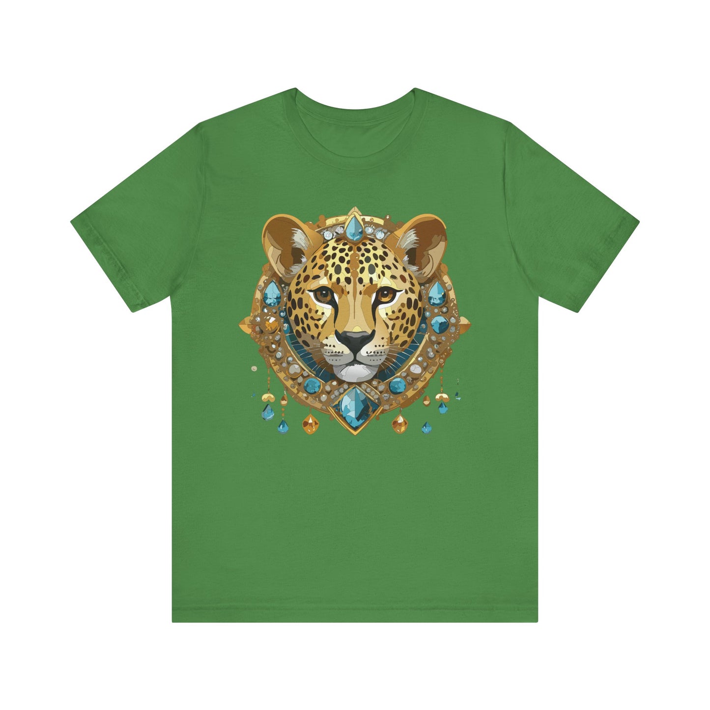 Animal Shirt, Shirt with Animal, Tee Shirt with Gold Animal Medal, Shirt with Antique Animal Medallion