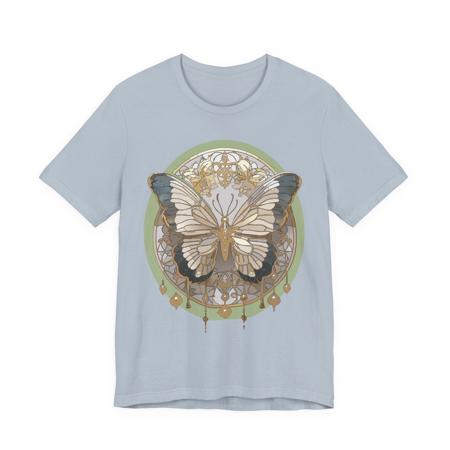 Butterfly Shirt, Shirt with Butterfly, Tee Shirt with Antique Butterfly