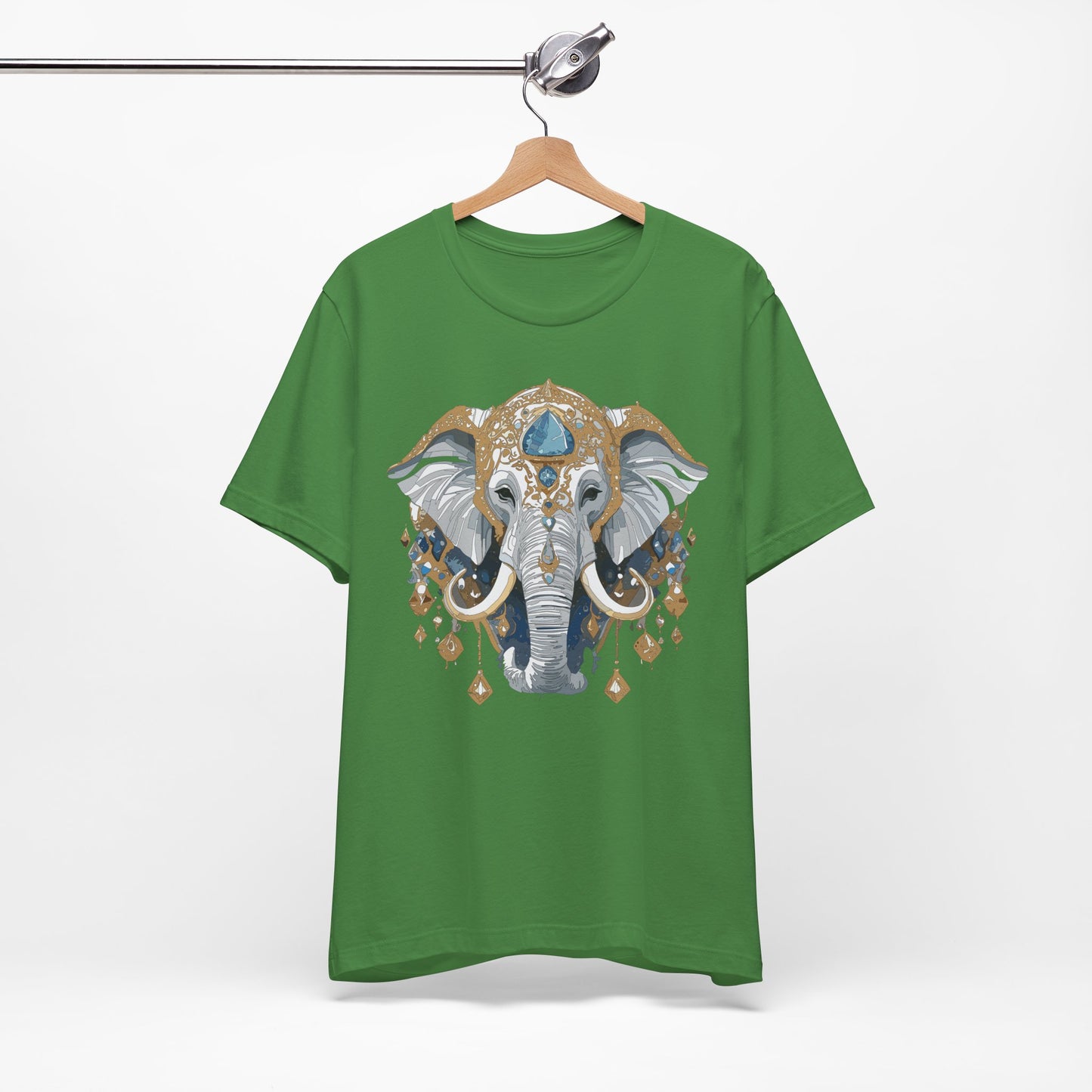 Animal Shirt, Shirt with Animal, Tee Shirt with Gold Animal Medal, Shirt with Antique Animal Medallion