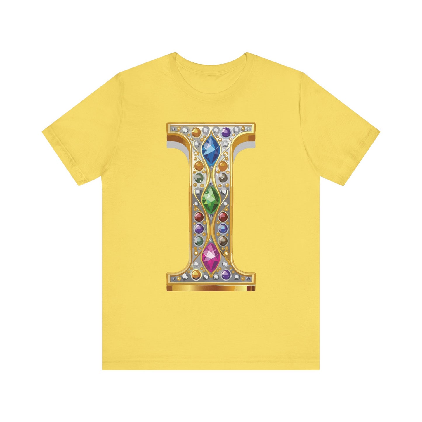 Letter Shirt, Shirt with Letters, Tee Shirt with Gold Letter, Shirt with Antique Letters