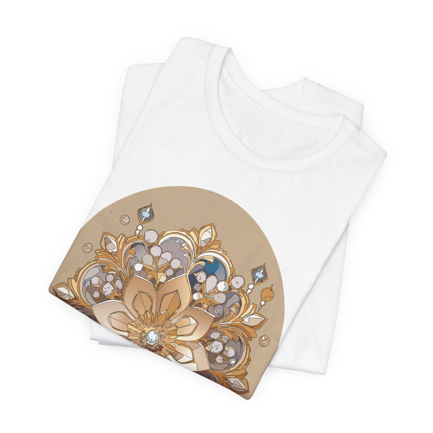 Floral Shirt, Flower Shirt, Tee Shirt with Antique Flower