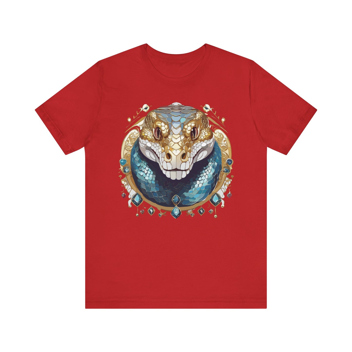 Animal Shirt, Shirt with Animal, Tee Shirt with Gold Animal Medal, Shirt with Antique Animal Medallion