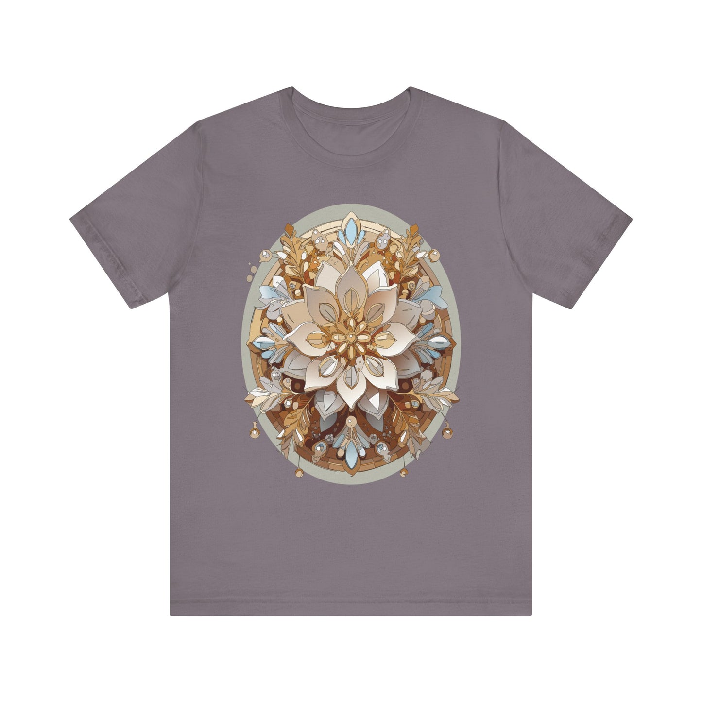 Floral Shirt, Flower Shirt, Tee Shirt with Antique Flower