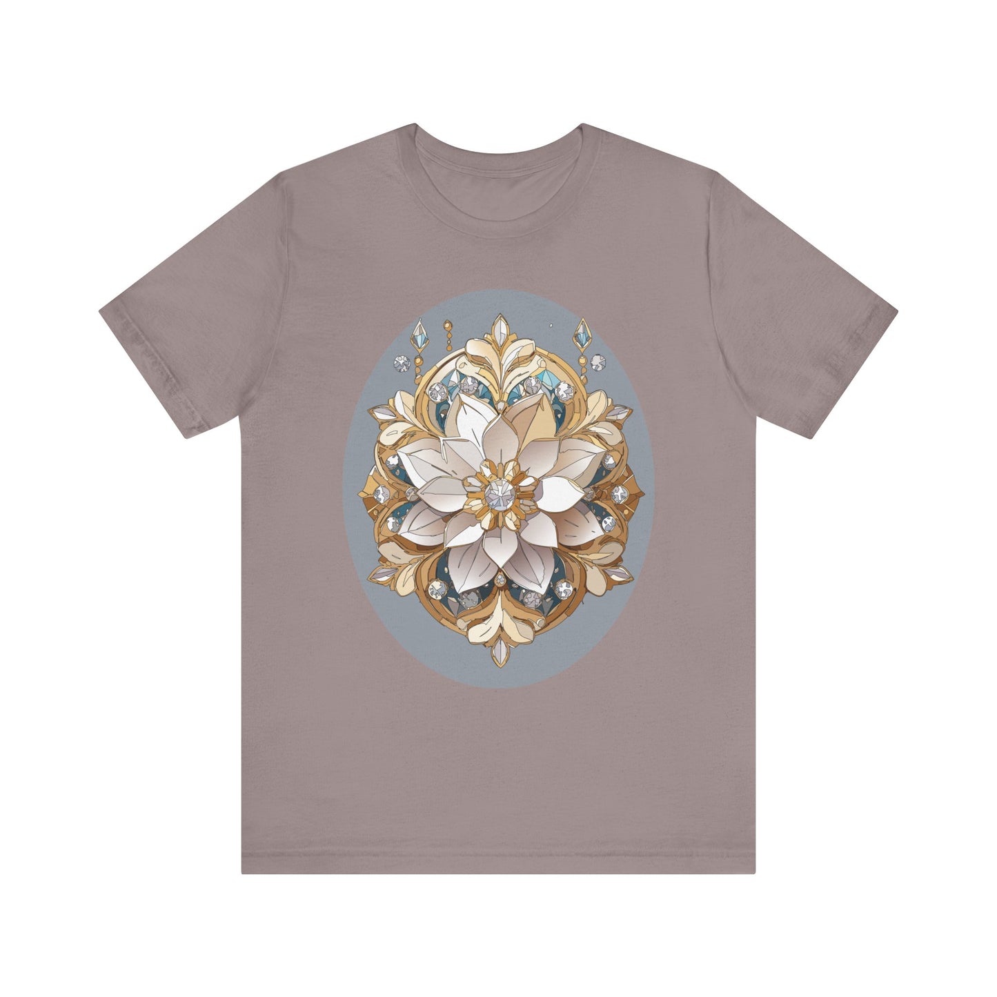 Floral Shirt, Flower Shirt, Tee Shirt with Antique Flower