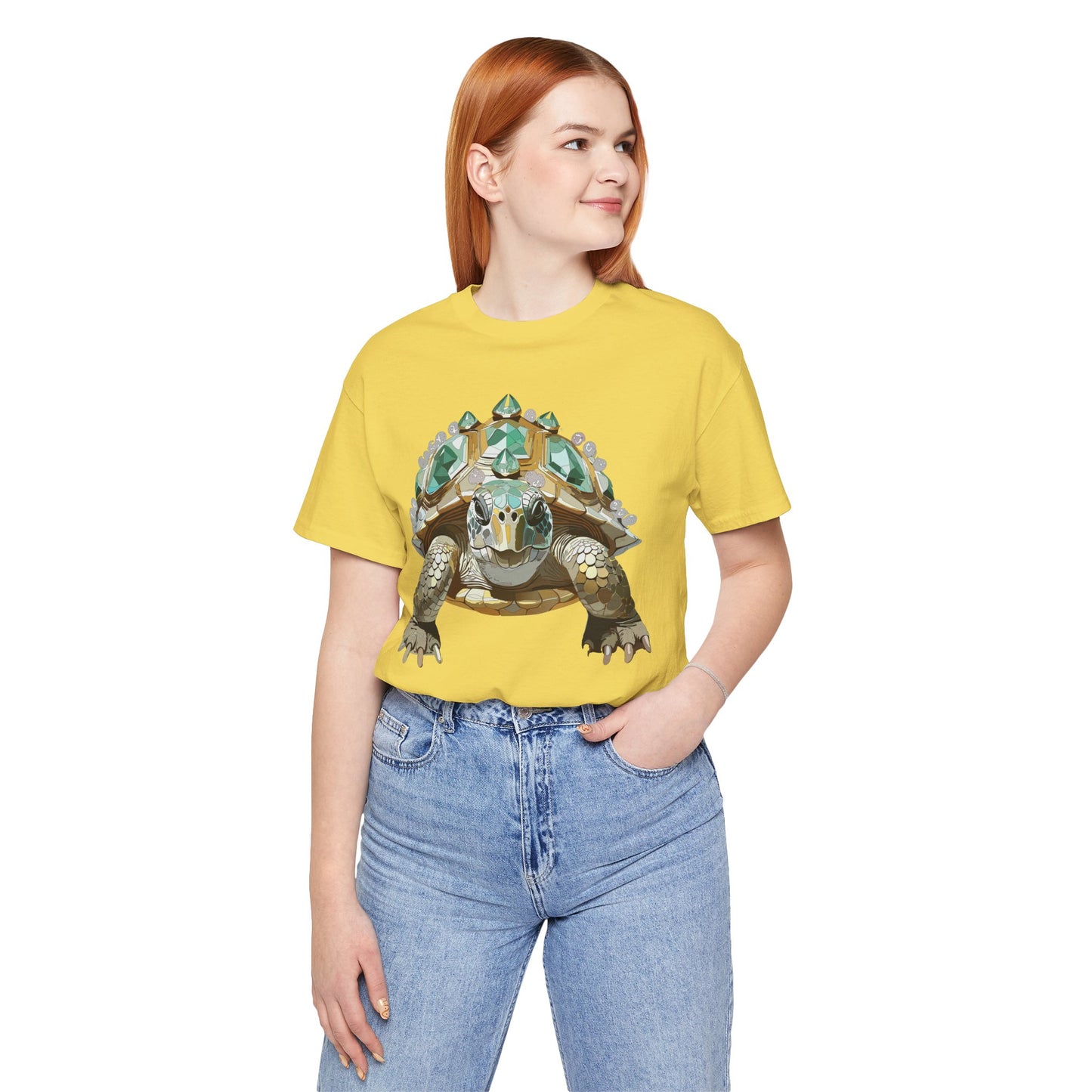 Animal Shirt, Shirt with Animal, Tee Shirt with Gold Animal Medal, Shirt with Antique Animal Medallion