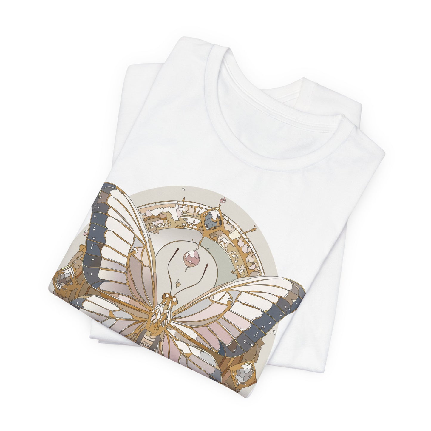 Butterfly Shirt, Shirt with Butterfly, Tee Shirt with Antique Butterfly