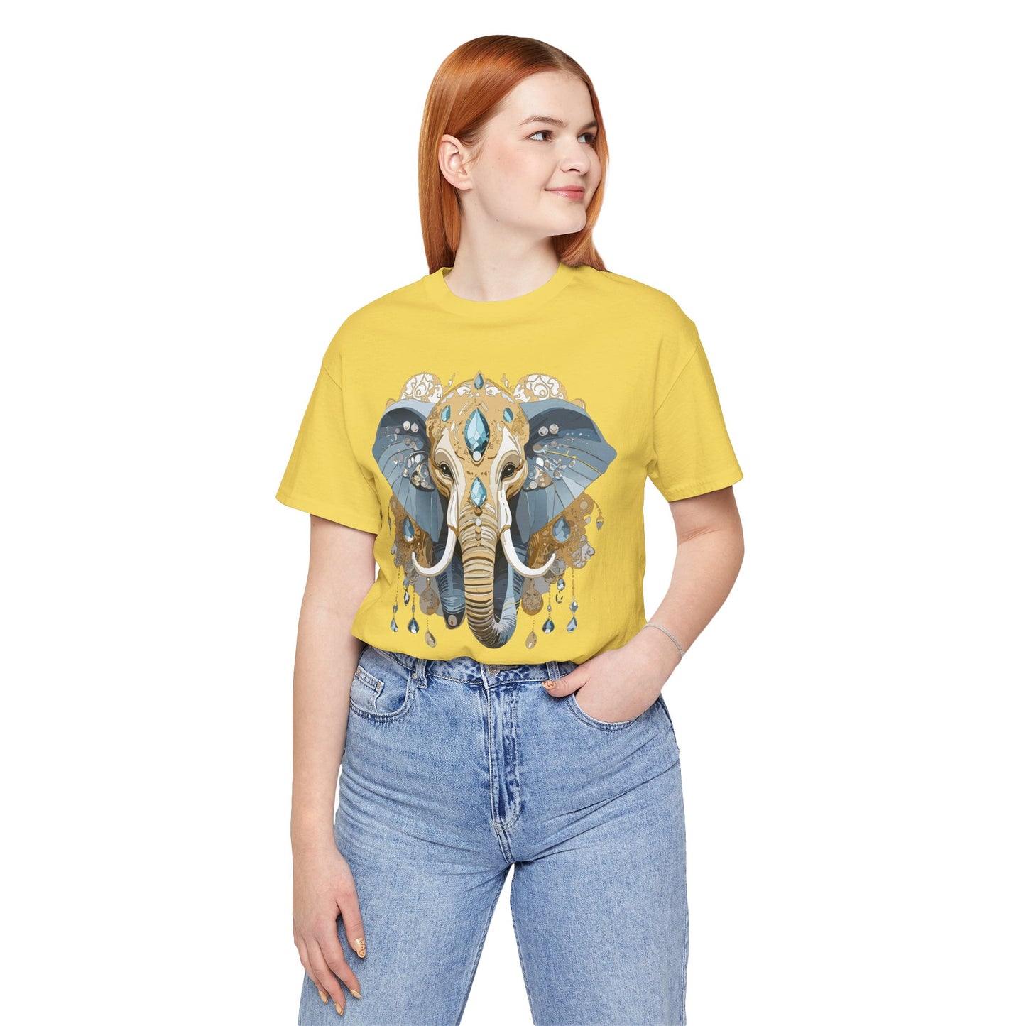 Animal Shirt, Shirt with Animal, Tee Shirt with Gold Animal Medal, Shirt with Antique Animal Medallion