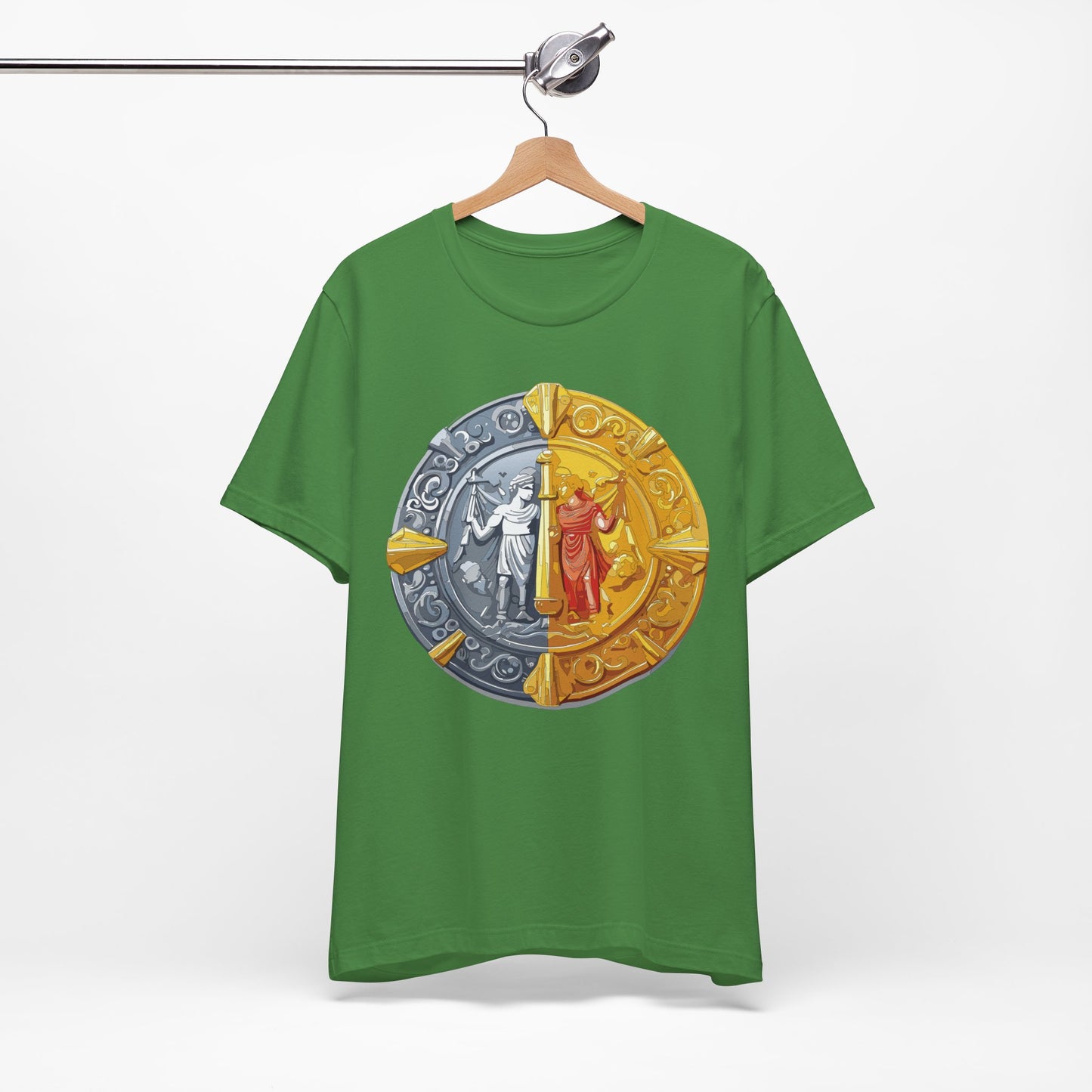 Coin Shirt, Shirt with Coin, Tee Shirt with Gold Coin, Shirt with Antique Coin