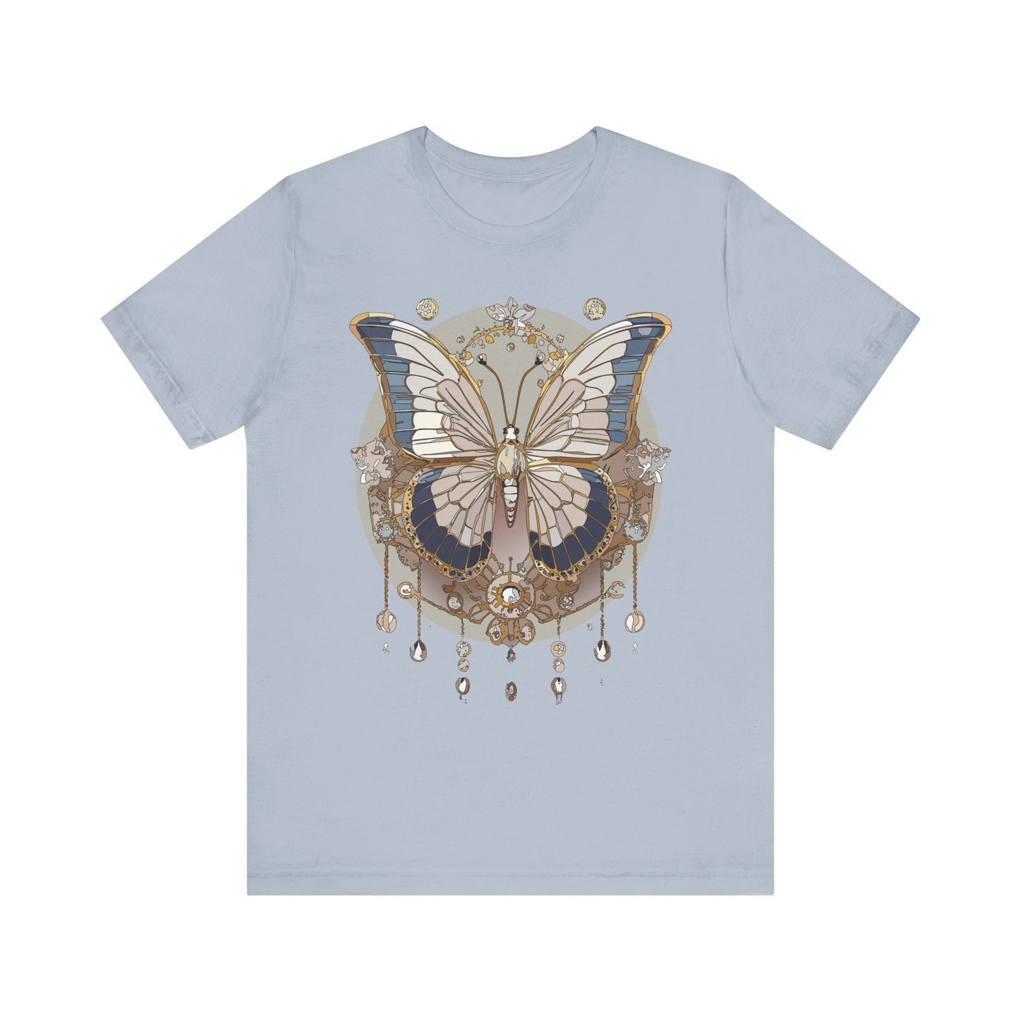 Butterfly Shirt, Shirt with Butterfly, Tee Shirt with Antique Butterfly