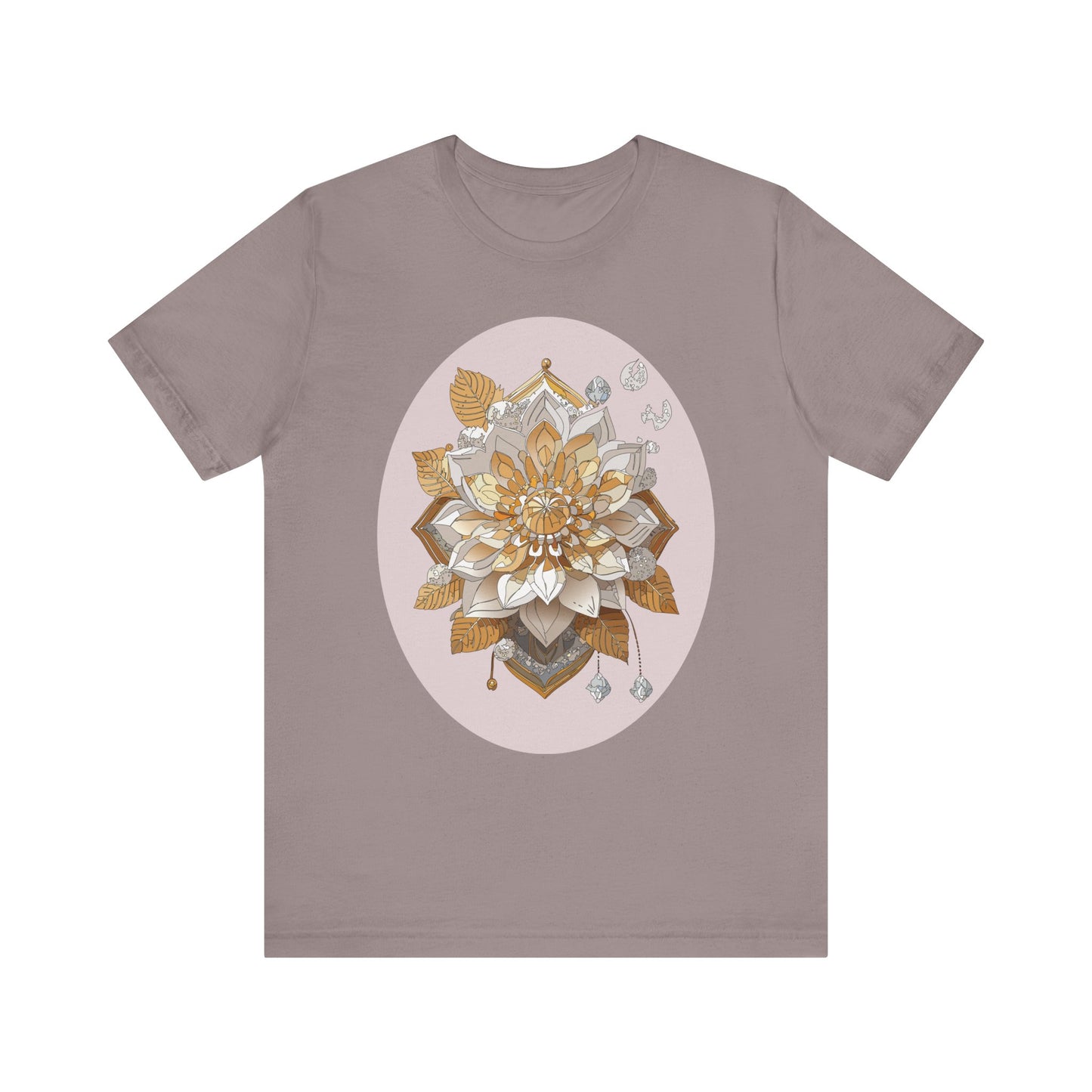 Floral Shirt, Flower Shirt, Tee Shirt with Antique Flower