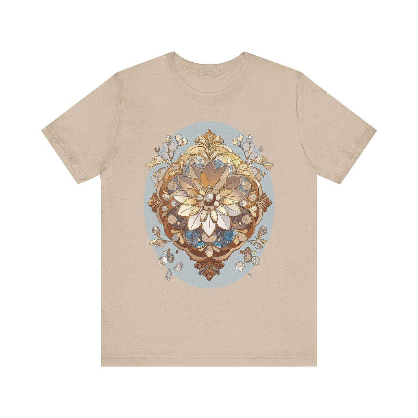 Floral Shirt, Flower Shirt, Tee Shirt with Antique Flower