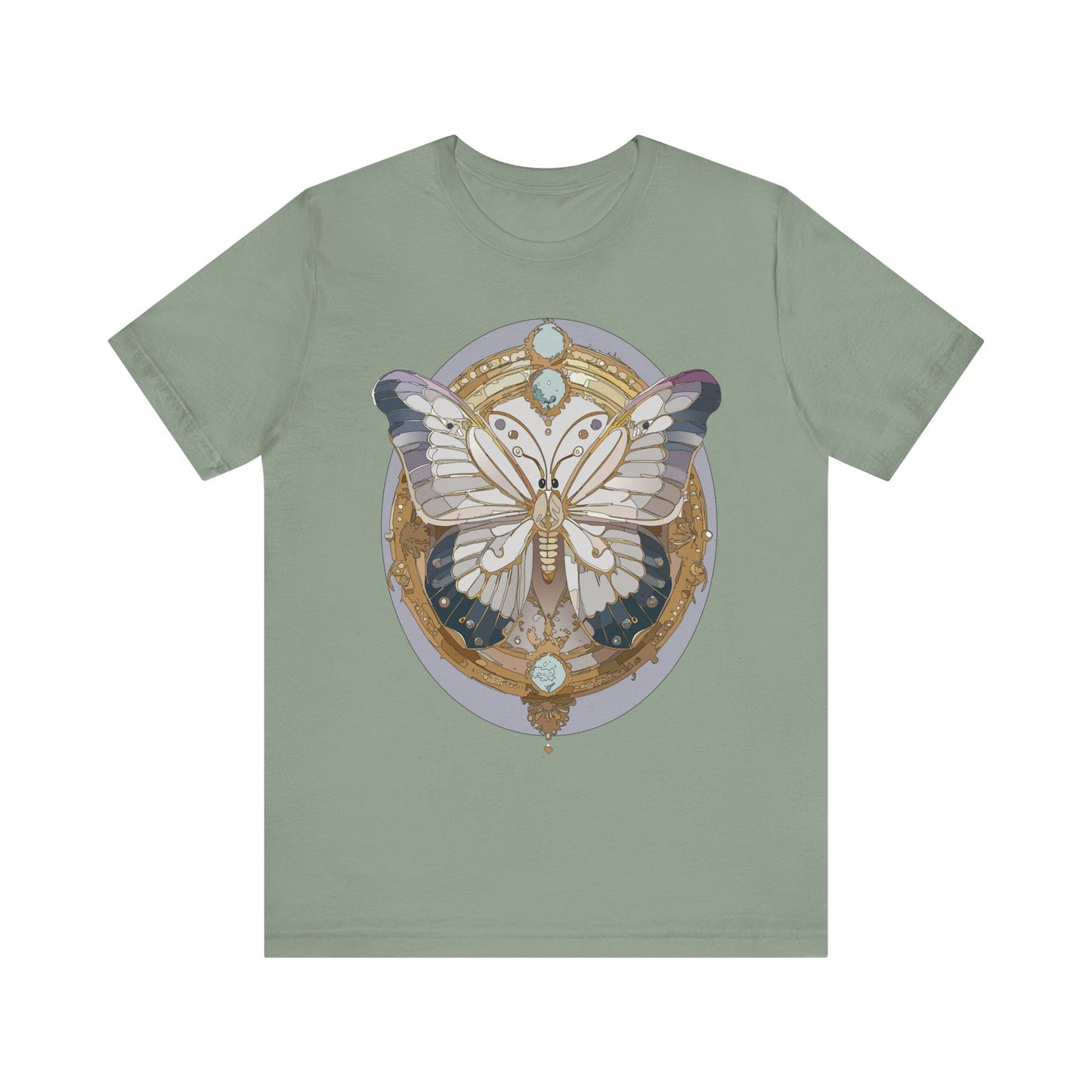Butterfly Shirt, Shirt with Butterfly, Tee Shirt with Antique Butterfly