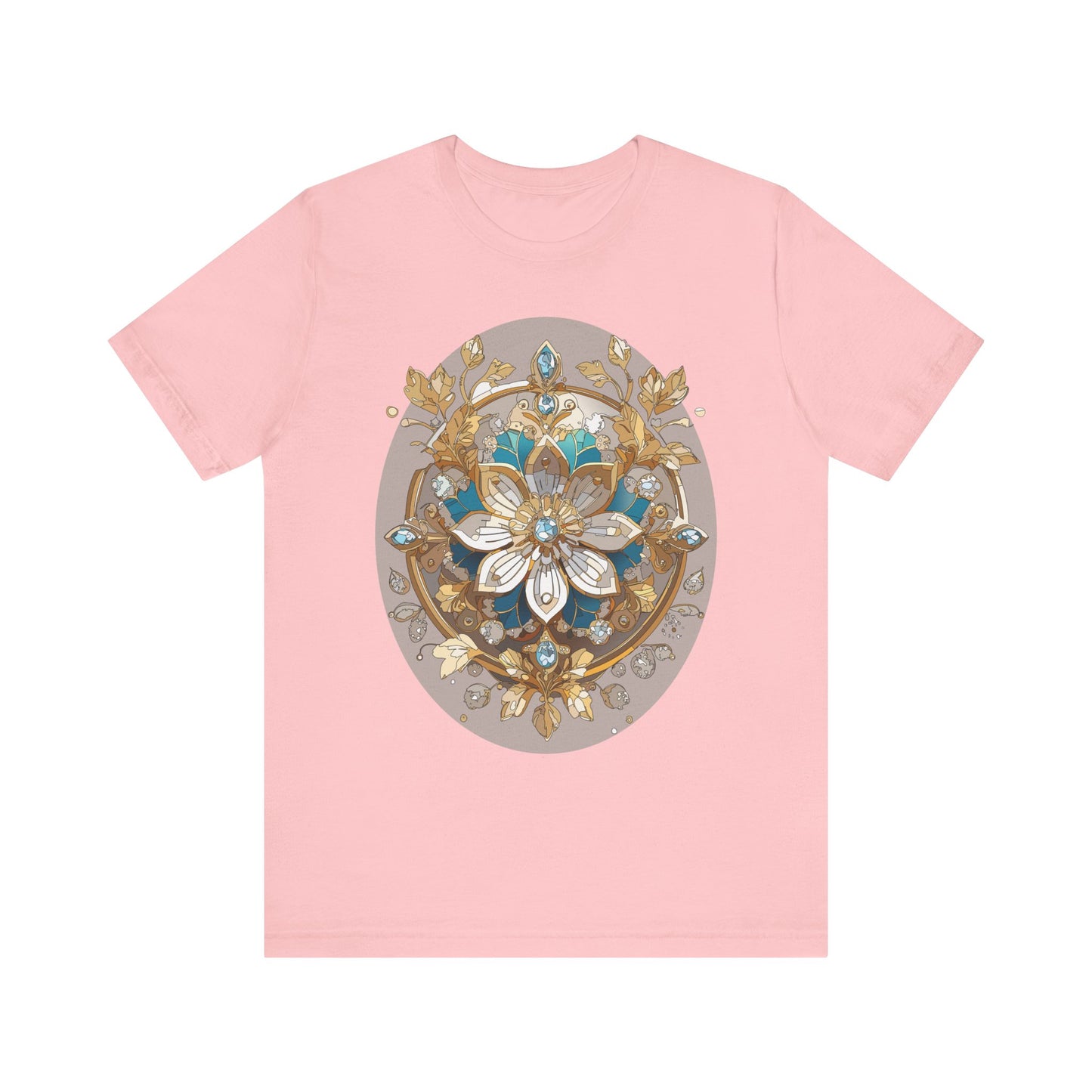 Floral Shirt, Flower Shirt, Tee Shirt with Antique Flower